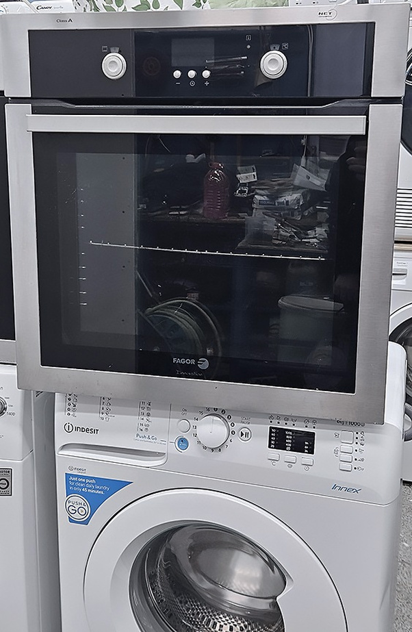 Horkovzdušná trouba Fagor, gril, design: nerez – Samostatné vestavné trouby | Elektro Bazar Liberec