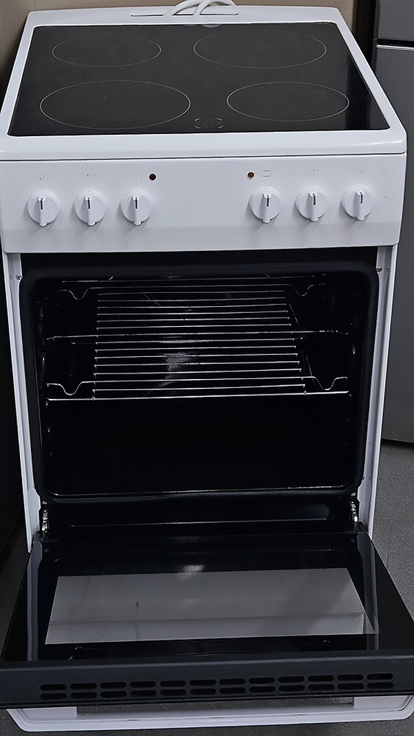 Sklokeramický sporák, horkovzdušná trouba – Volně stojící sporáky | Elektro Bazar Liberec